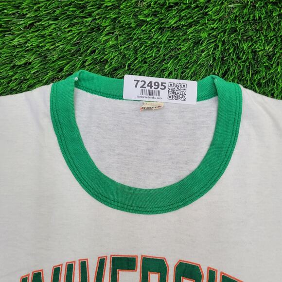 Vintage 80s Screen-Stars Shirt M/L 20x26 USA - Picture 13 of 15